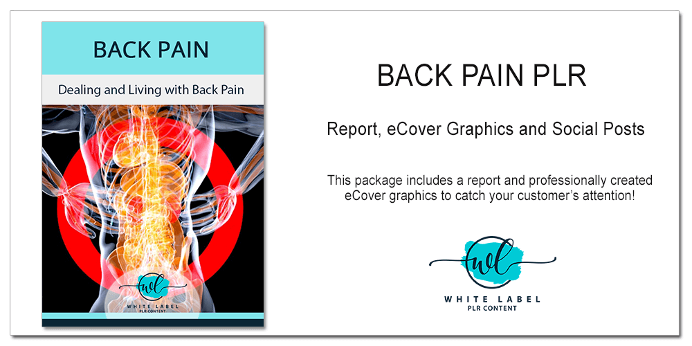 Back Pain PLR Content