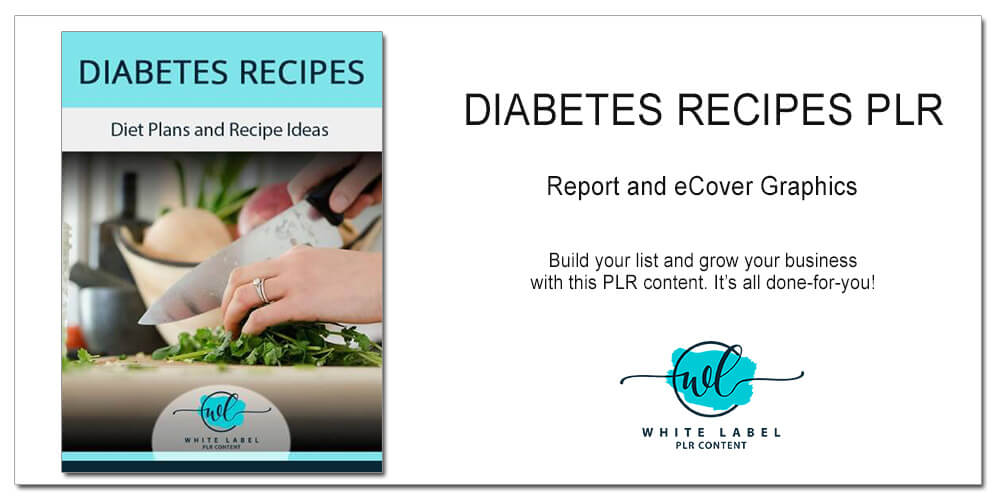 Diabetes Recipes PLR Content