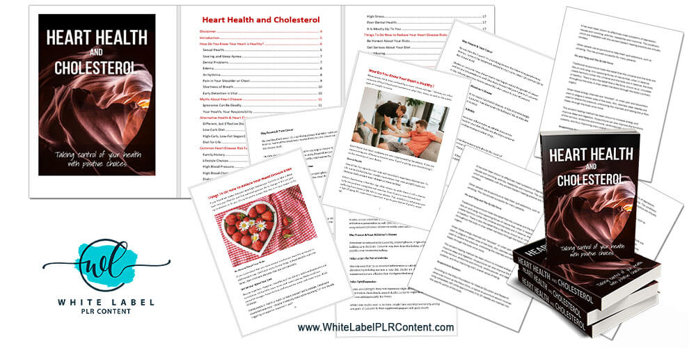 Heart Health & Cholesterol PLR Package