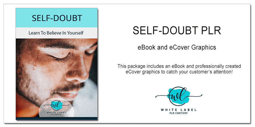 Overcome Self Doubt PLR eBook and Cover Graphics