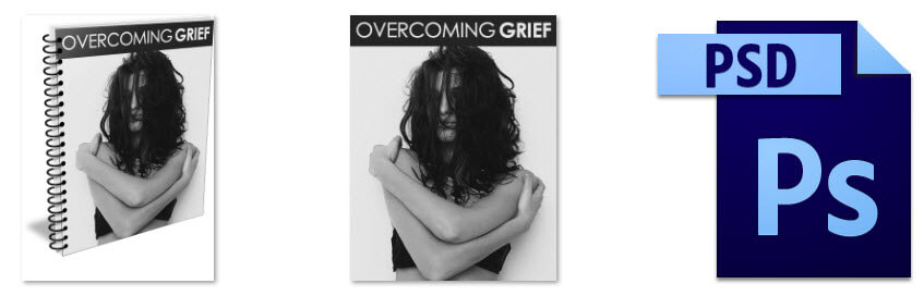 Overcoming Grief PLR Report eCover Graphics